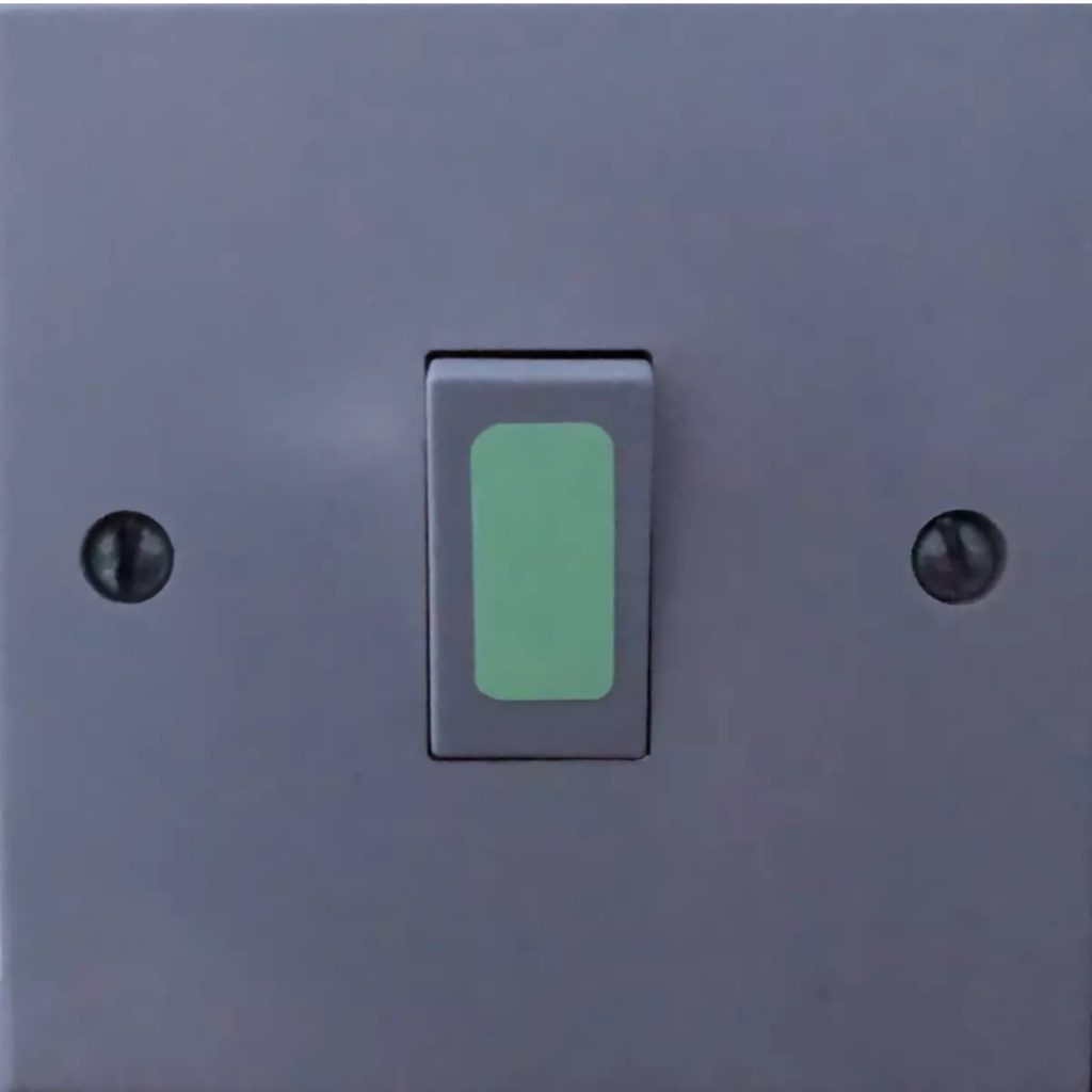 Luminescent Glow in the Dark Vinyl Light Switch Stickers LB Safety